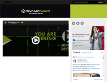 Tablet Screenshot of dinamica945.com